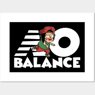 NO BALANCE - CARTOON STYLE Posters and Art